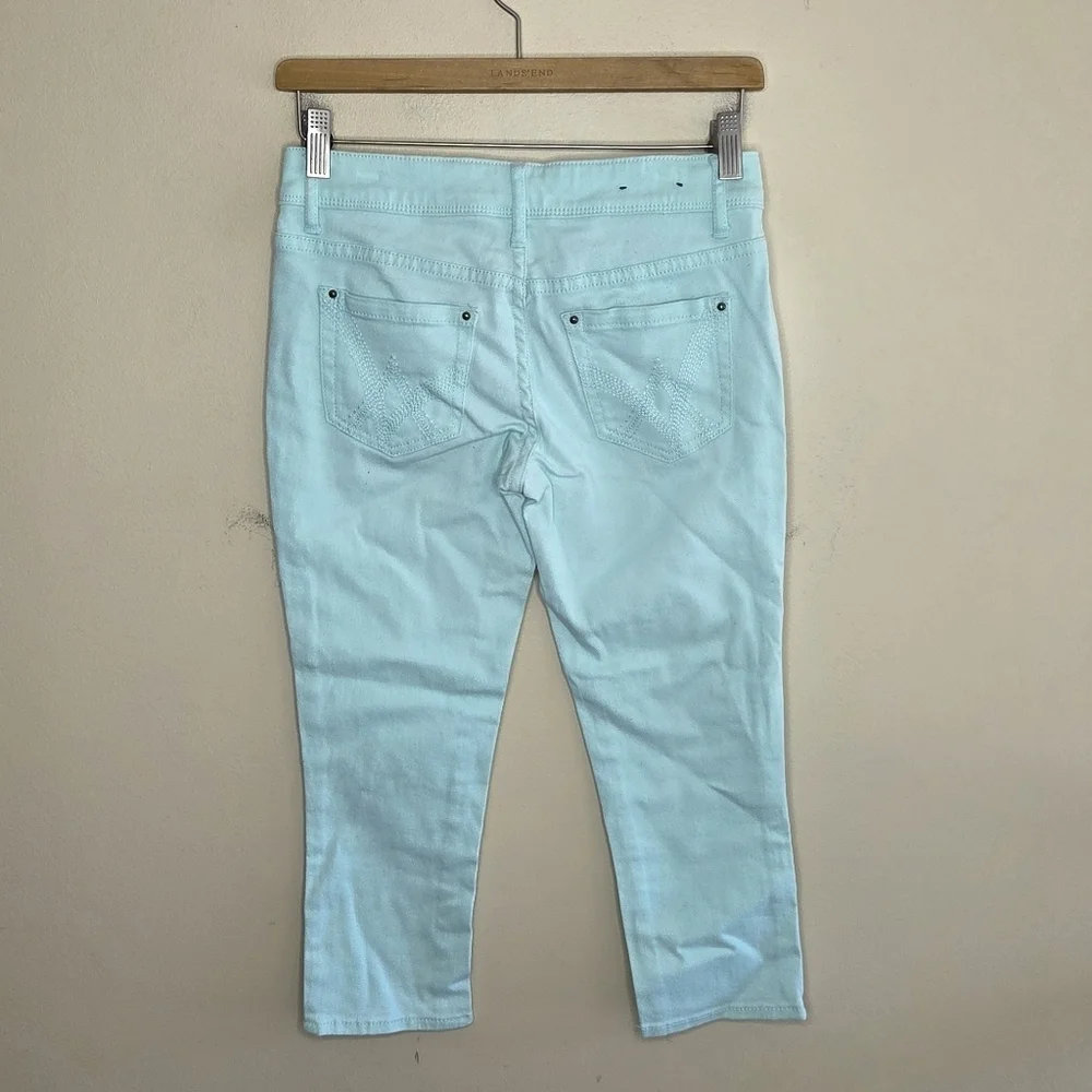 Y2K Delia's | Mint Green Capri Taylor Fit Jeans Juniors Size 3/4